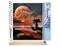 Figured'Art Paint by Numbers Kit for Adults Full Moon and beach front 16"x20" - Craft Art Painting Rolled Canvas with DIY wooden frame